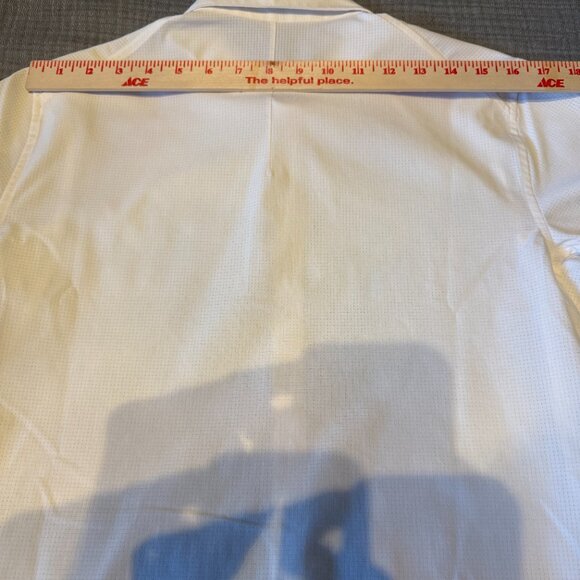 Lululemon white button down short sleeve shirt - Picture 6 of 6